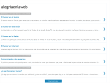 Tablet Screenshot of alegriaenlaweb.blogspot.com