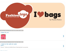 Tablet Screenshot of i-love-bags.blogspot.com