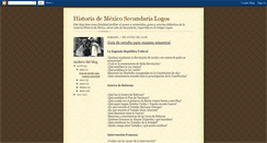 Desktop Screenshot of logoshistoriademexico.blogspot.com