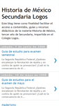 Mobile Screenshot of logoshistoriademexico.blogspot.com