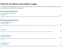 Tablet Screenshot of logoshistoriademexico.blogspot.com