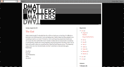 Desktop Screenshot of dmatmatters.blogspot.com