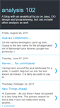 Mobile Screenshot of analysis102.blogspot.com