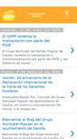 Mobile Screenshot of popularesgandia.blogspot.com