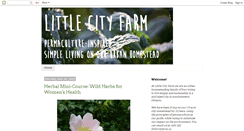 Desktop Screenshot of littlecityfarm.blogspot.com