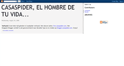 Desktop Screenshot of casaspider.blogspot.com