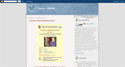 Desktop Screenshot of cecos-unmsm.blogspot.com