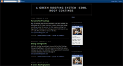 Desktop Screenshot of agreenroofingsystem-coolroofcoatings.blogspot.com