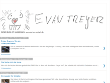 Tablet Screenshot of evanfreyer.blogspot.com
