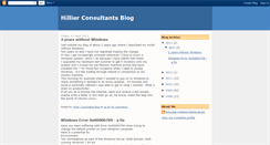 Desktop Screenshot of hillierconsultants.blogspot.com