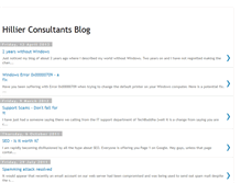 Tablet Screenshot of hillierconsultants.blogspot.com