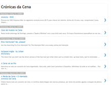 Tablet Screenshot of cronicasdacena.blogspot.com