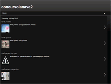 Tablet Screenshot of concursolanave2.blogspot.com