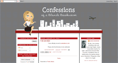 Desktop Screenshot of blondebookworm.blogspot.com