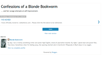 Tablet Screenshot of blondebookworm.blogspot.com