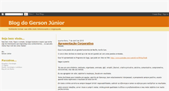 Desktop Screenshot of blogdogersonjunior.blogspot.com