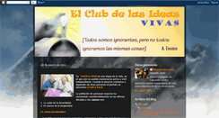 Desktop Screenshot of elclubdelasideasvivas.blogspot.com