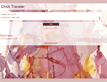 Tablet Screenshot of chicktraveler.blogspot.com