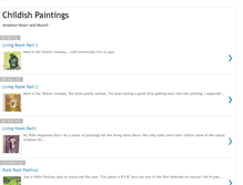 Tablet Screenshot of childishpaintings.blogspot.com