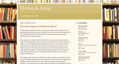 Desktop Screenshot of elblogdeferyac.blogspot.com