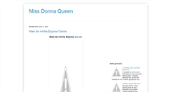 Desktop Screenshot of missdonnaqueen.blogspot.com
