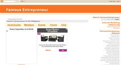 Desktop Screenshot of famousentrepreneurjoy.blogspot.com