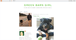 Desktop Screenshot of greenbarngirl.blogspot.com