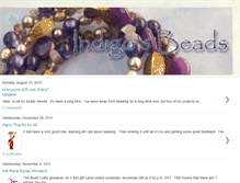 Tablet Screenshot of indigosbeads.blogspot.com