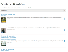 Tablet Screenshot of gavetadosguardados.blogspot.com