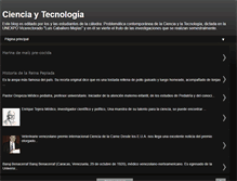 Tablet Screenshot of cienciaytecnologiavzla.blogspot.com