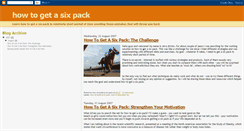 Desktop Screenshot of how-to-get-a-sixpack.blogspot.com