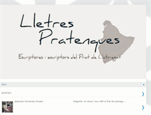 Tablet Screenshot of lletresdelprat.blogspot.com