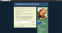 Desktop Screenshot of emmawatsonvsetkym.blogspot.com