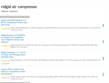 Tablet Screenshot of bestofridgidaircompressorreview.blogspot.com