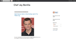 Desktop Screenshot of chefjaybonilla.blogspot.com
