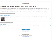 Tablet Screenshot of birthdaypartymenu.blogspot.com