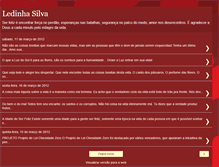 Tablet Screenshot of ledinhasilva.blogspot.com