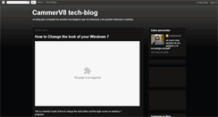 Desktop Screenshot of cammerv8.blogspot.com