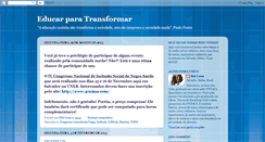 Desktop Screenshot of educartransforma.blogspot.com