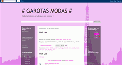Desktop Screenshot of modasgarotas.blogspot.com