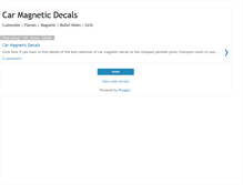 Tablet Screenshot of carmagneticdecals.blogspot.com