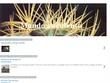 Tablet Screenshot of mundosuculento.blogspot.com
