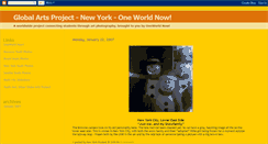 Desktop Screenshot of globalartsproject-newyork.blogspot.com