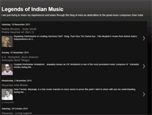 Tablet Screenshot of legendsofindianmusic.blogspot.com