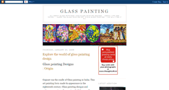 Desktop Screenshot of glass-painting-designs.blogspot.com