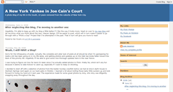 Desktop Screenshot of joecainyankee.blogspot.com