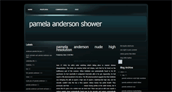 Desktop Screenshot of pamelaandersonshower.blogspot.com