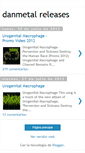 Mobile Screenshot of danmetalreleases.blogspot.com