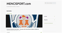 Desktop Screenshot of mencisport.blogspot.com