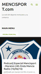 Mobile Screenshot of mencisport.blogspot.com